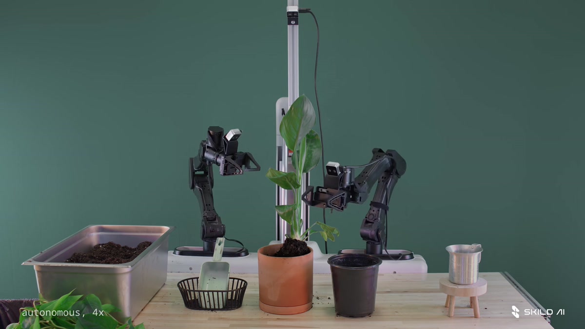 Skild AI &mdash; S1, autonomous potting